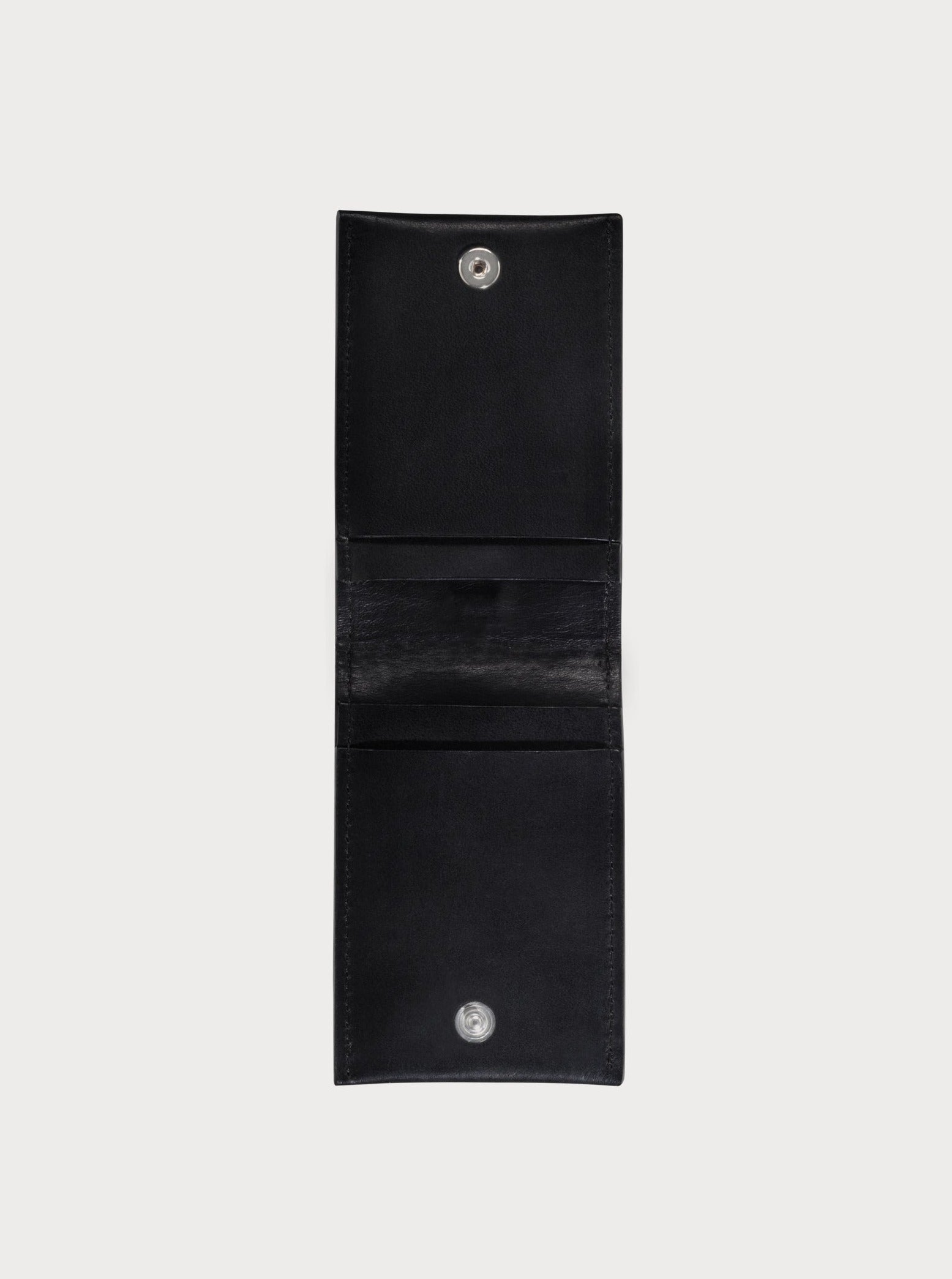 yvy leather card wallet open view