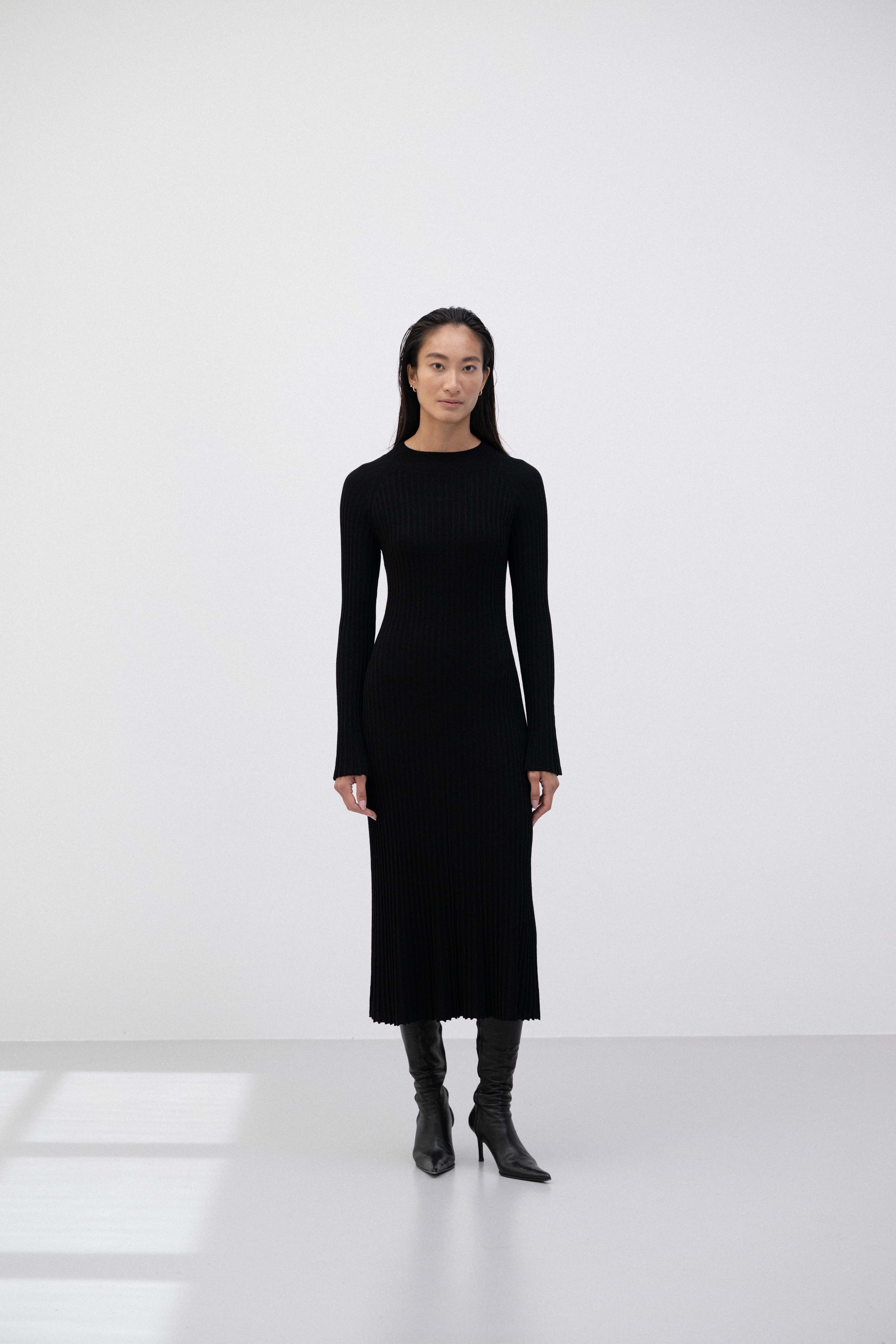 Long Sleeve Knit Dress