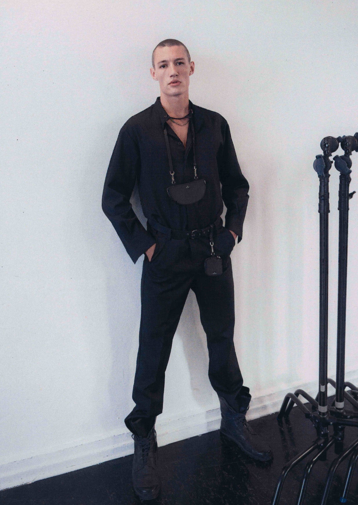 Long Sleeve Tailored Jumpsuit-thumbmail-4