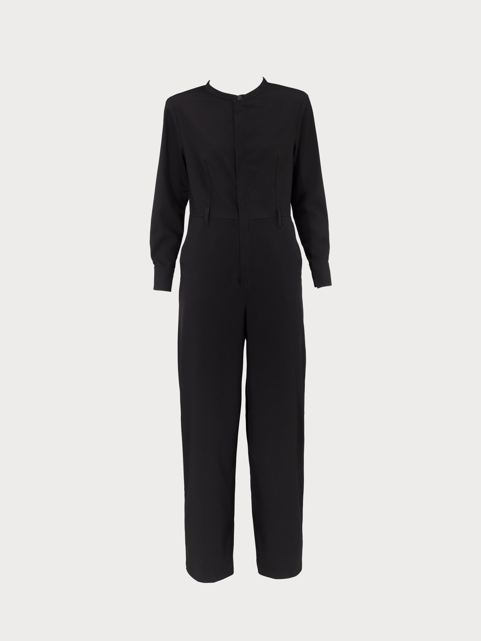 Long Sleeve Tailored Jumpsuit-thumbmail-3